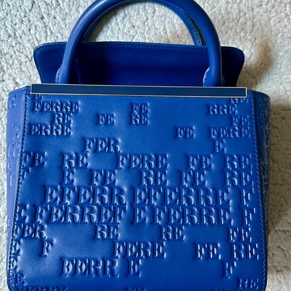Gianfranco Ferré GFF Royal Blue Handbag - Picture 14 of 16